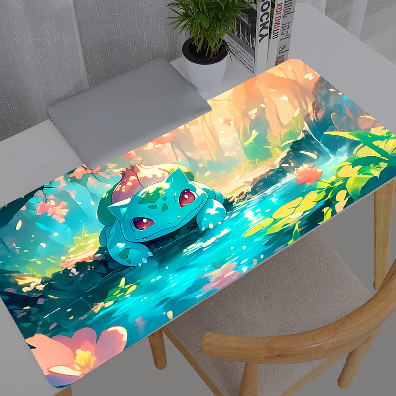Laptop Accessories For Office - Mouse Pad Large Gamer Pokemon Pikachu