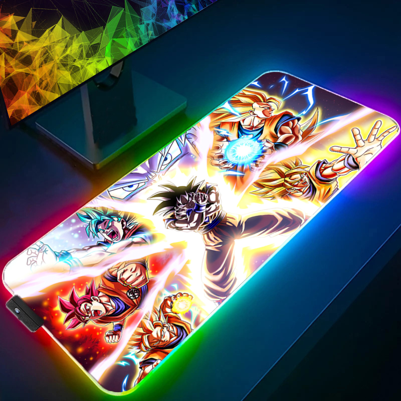 Laptop Accessories Mouse - LED Mouse pad Dragon Ball Computer