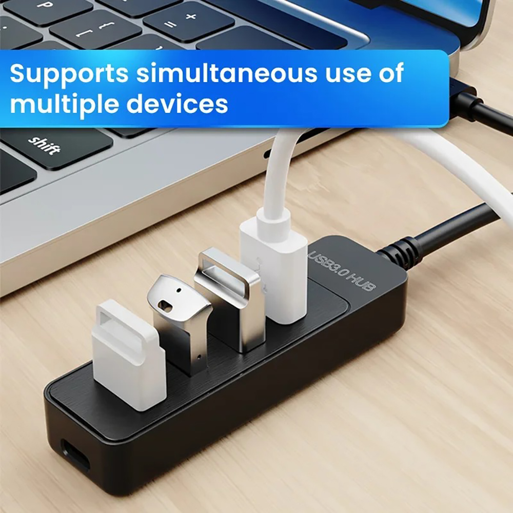 Type C USB A 4 Ports HUB USB T - مراجعة Laptop Accessories Hub وسعره