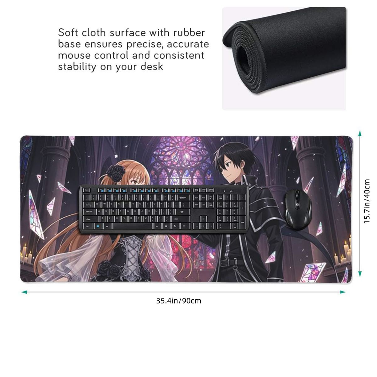 Large Mouse Pad Sword Art Onli - مراجعة Laptop Accessories Online وسعره