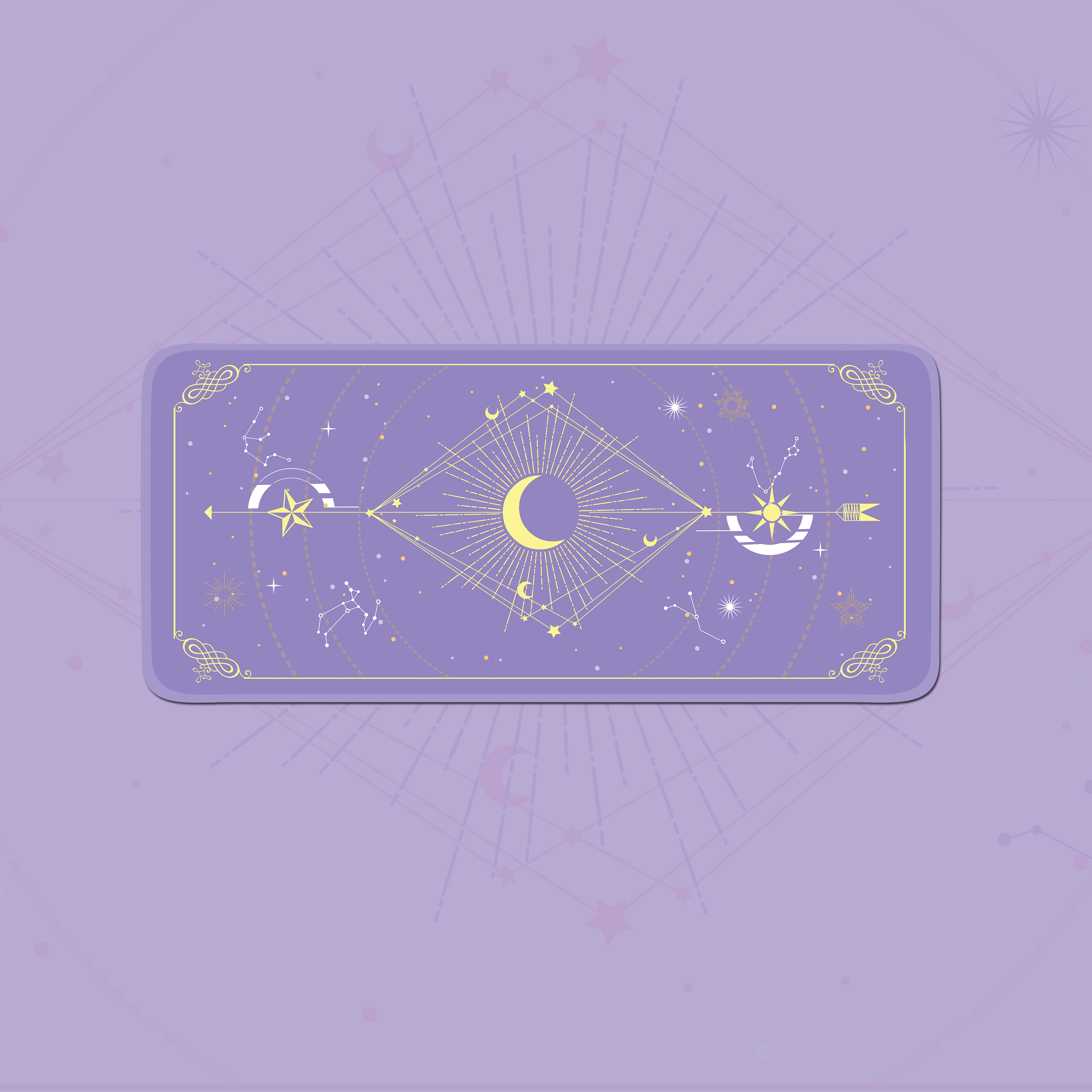 Magic Moon Star Purple  Extra  - مراجعة Laptop Accessories Mouse وسعره