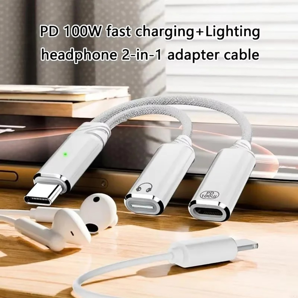USB C Splitter 2 in 1 Headphon - مراجعة Laptop Accessories Gadgets وسعره