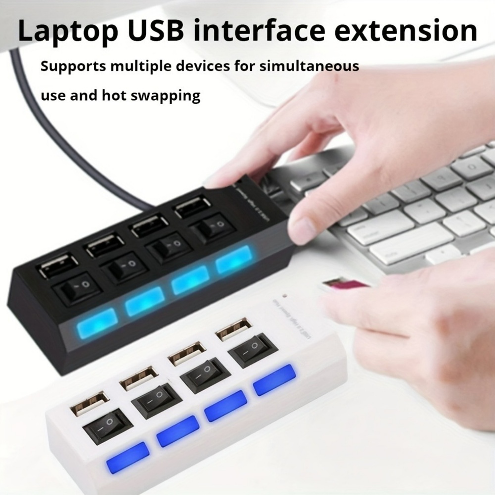 USB 3.0 Hub 4 7 Port Multi USB - مراجعة Laptop Accessories Hub وسعره