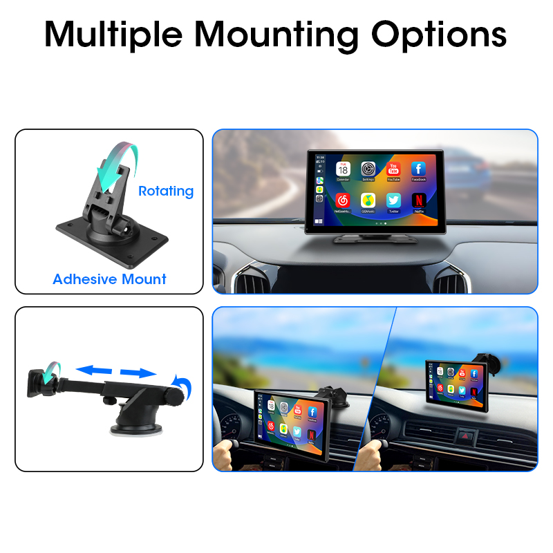 Universal Jansite 9 Inch Carpl - مراجعة Monitor Portable Usb وسعره