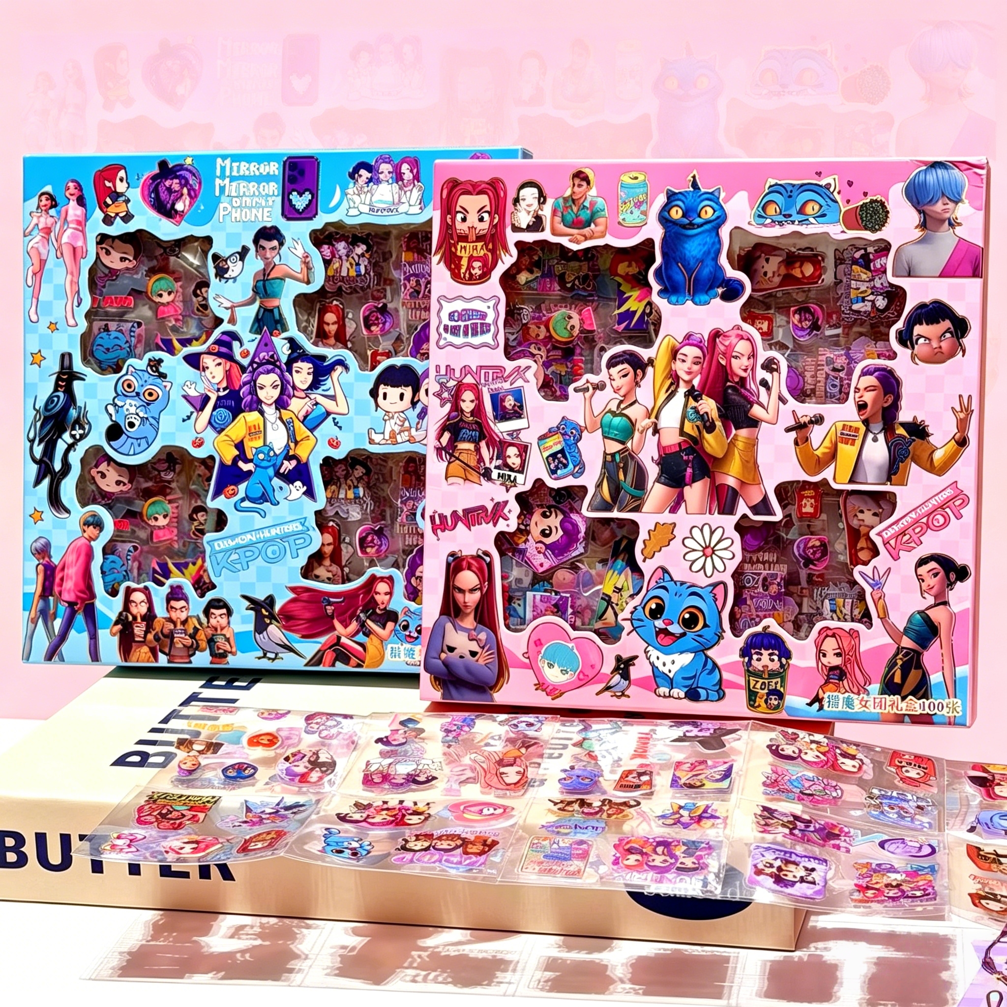 100pcs/set Anime Cartoon Anime - مراجعة Laptop Accessories Kit وسعره