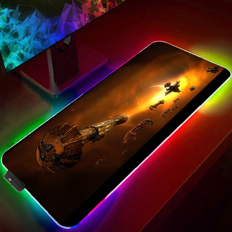 Eve Online RGB Mouse Pad Gamer - مراجعة Laptop Accessories Online وسعره
