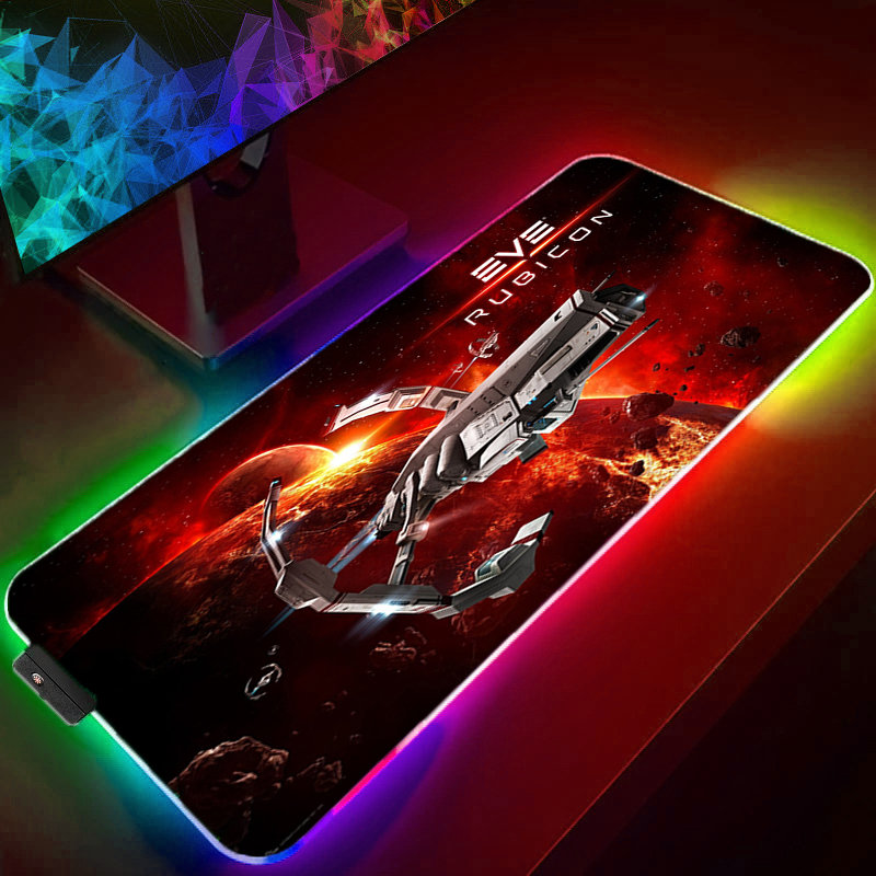 Eve Online RGB Mouse Pad Gamer - مراجعة Laptop Accessories Online وسعره