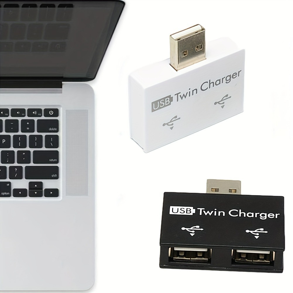 USB2.0 Splitter 1 Male To 2 Po - مراجعة Laptop Accessories Hub وسعره