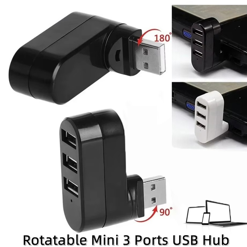 4 In 1 USB 3.0 Hub 180 Degree  - مراجعة Laptop Accessories Hub وسعره