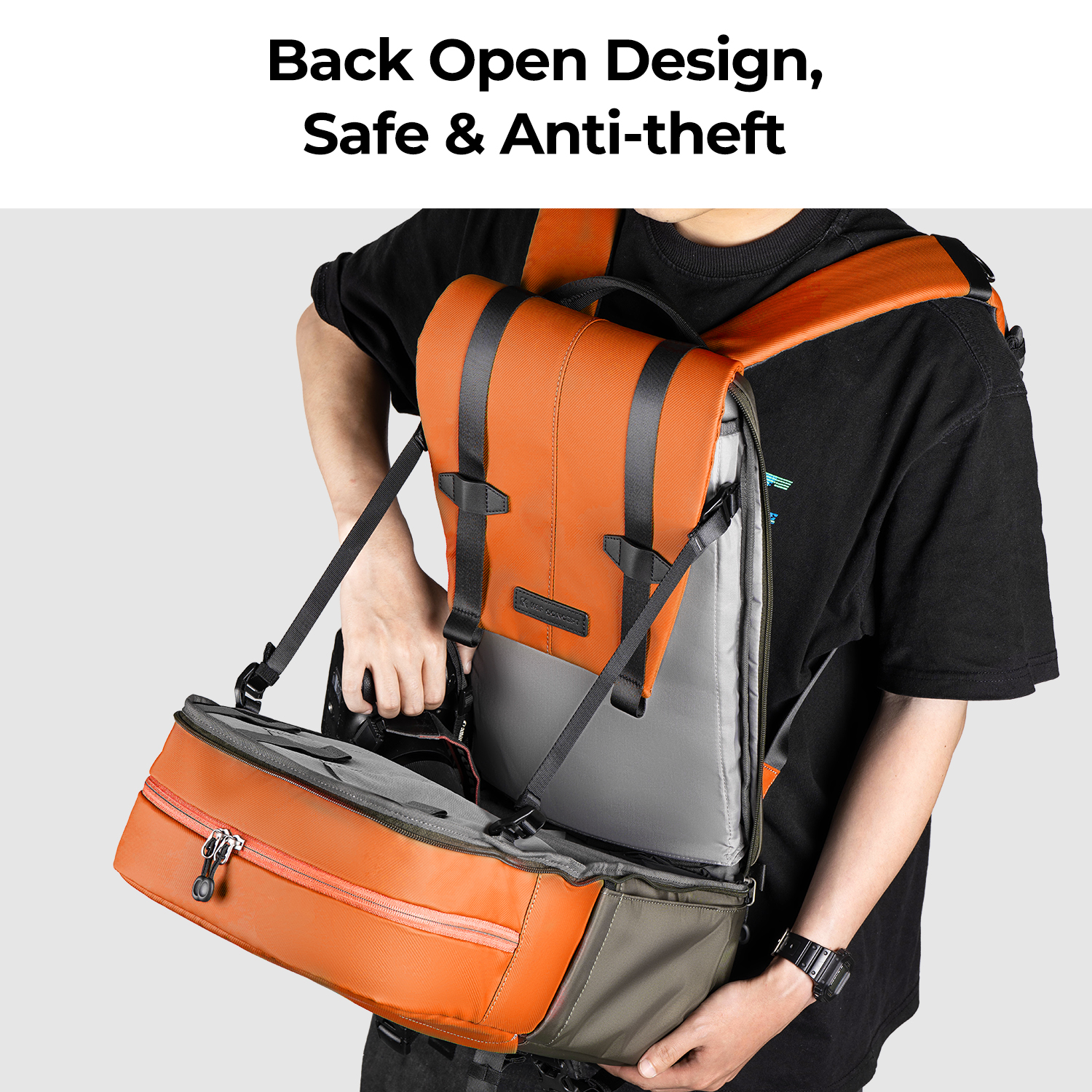 K&F CONCEPT Camera Backpack Tr - مراجعة Laptop Accessories Case وسعره