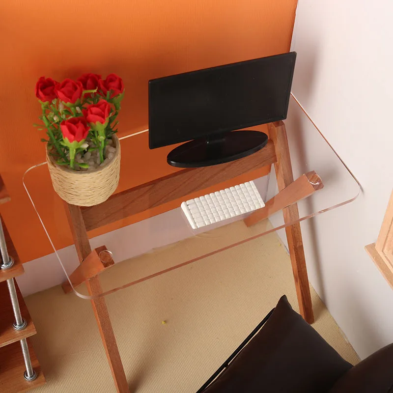 1:6 BJD Dollhouse Computer Des - مراجعة Laptop Accessories Gadgets وسعره