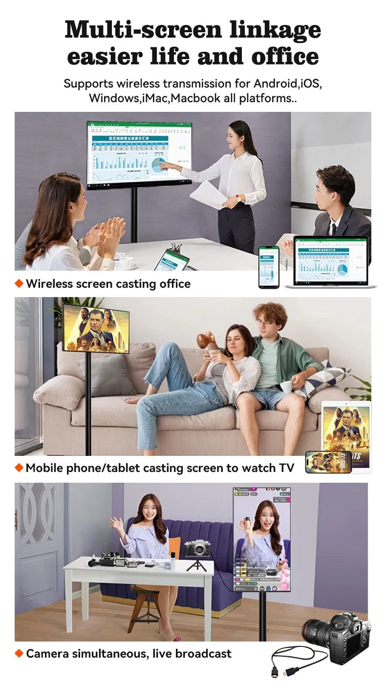 24 Inch WiFi USB Android 13.0  - مراجعة Monitor Portable Usb وسعره