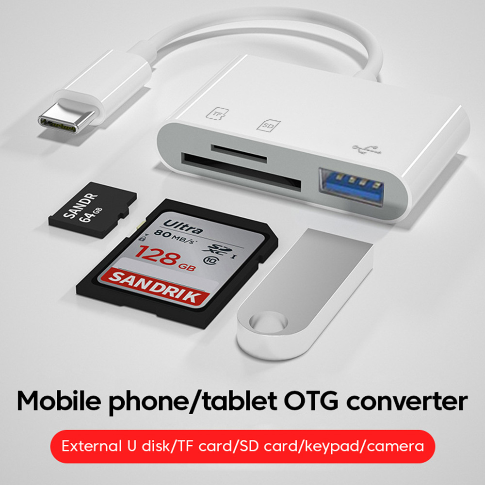 3 in 1 Type C OTG Card Reader  - مراجعة Laptop Accessories For Programmers وسعره