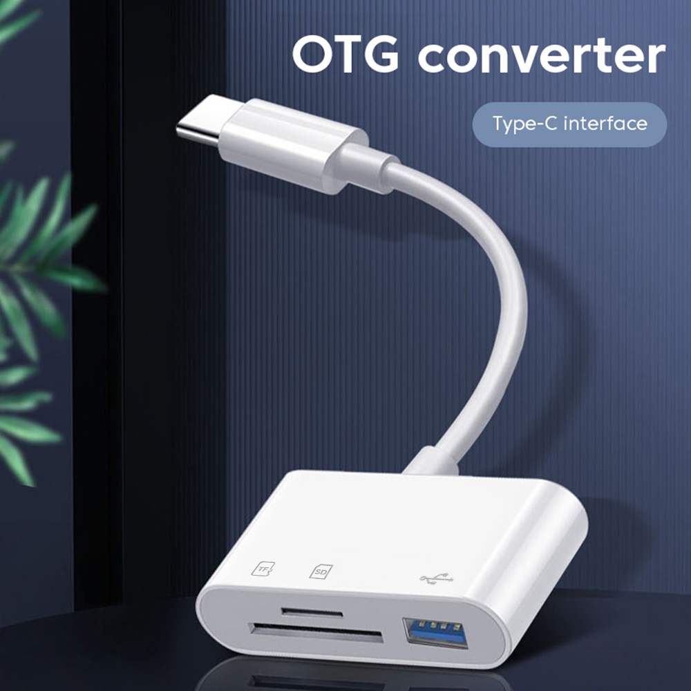 3 in 1 Type C OTG Card Reader  - مراجعة Laptop Accessories For Programmers وسعره