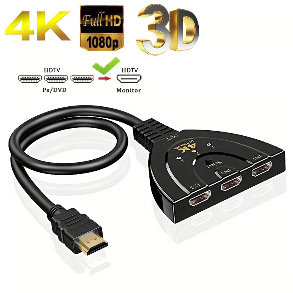 4K*2K 3 Port HDTV-compatible S - مراجعة Laptop Accessories Hub وسعره