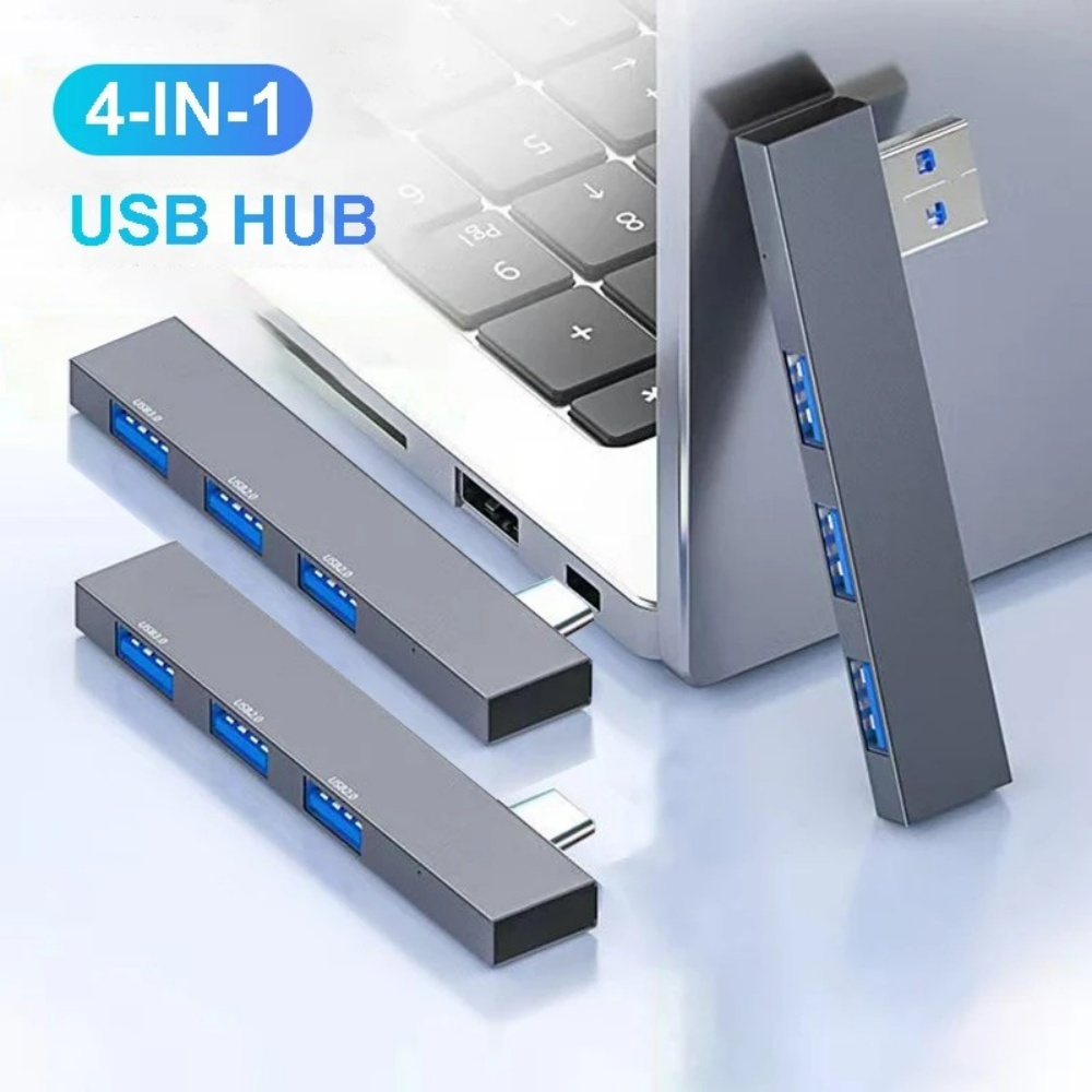 4 in 1 USB 3.0 Hub Type C 3.1  - مراجعة Laptop Accessories Hub وسعره