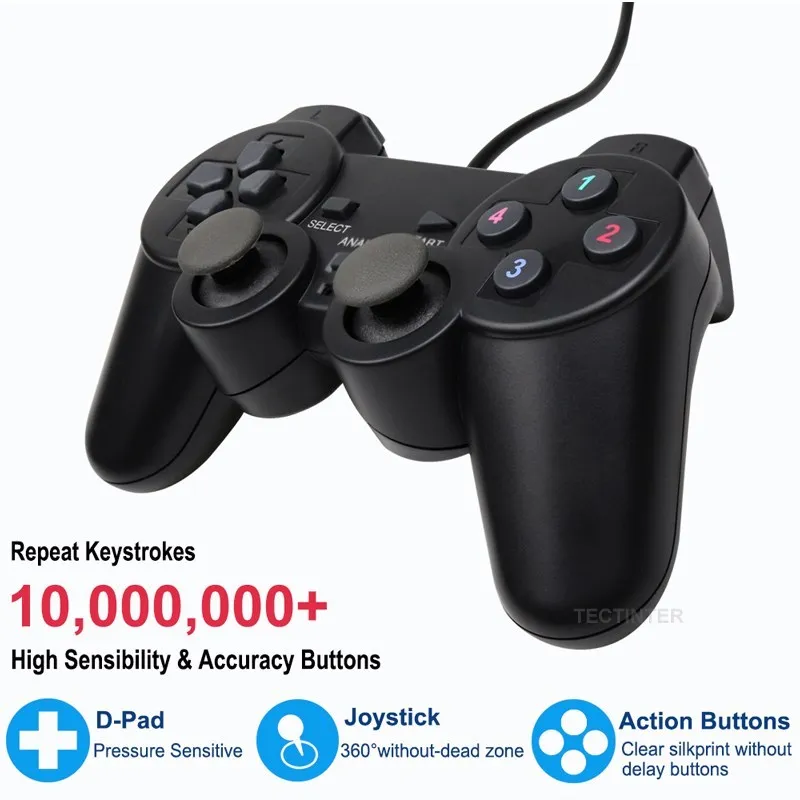 Wired USB PC Gaming Joystick G - مراجعة Laptop Accessories For Programmers وسعره