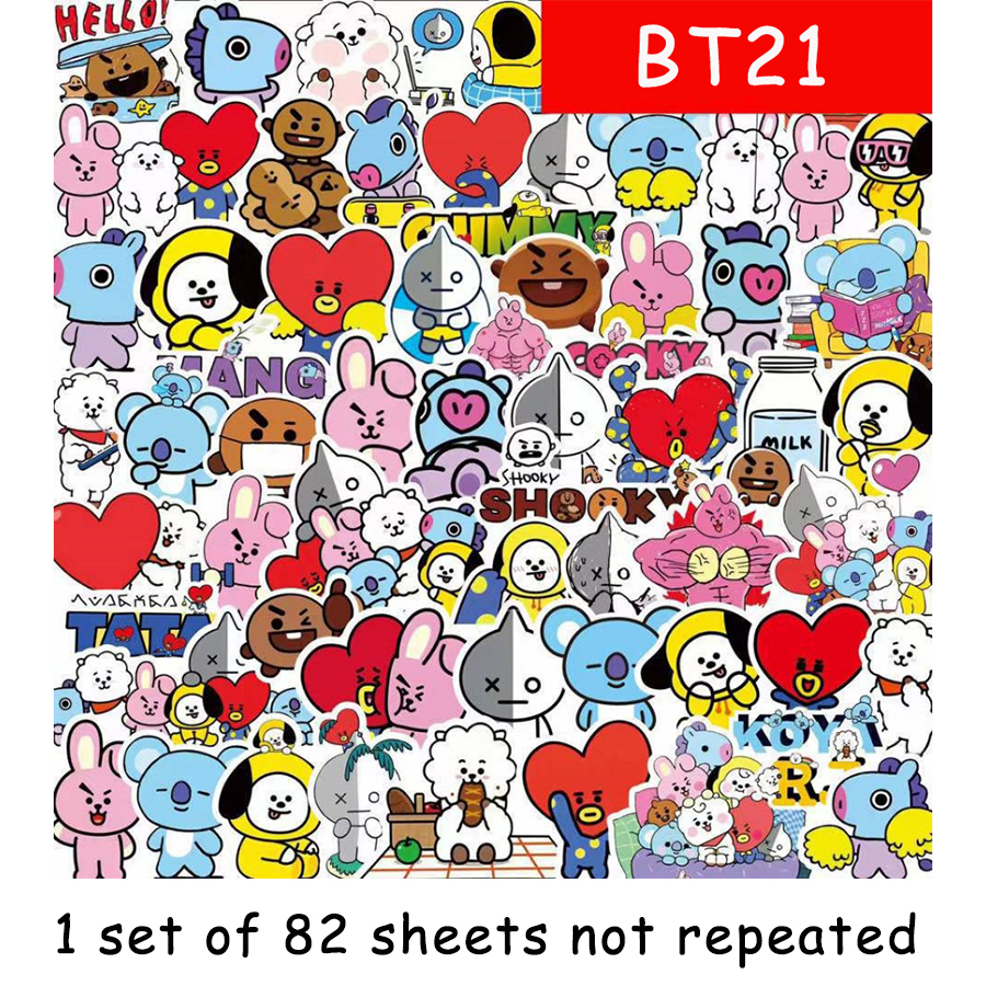 BT21 stickers, celebrity perip - مراجعة Laptop Accessories Case وسعره