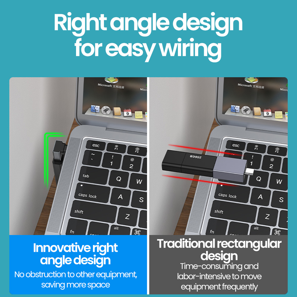 Type C to USB3.0 Adapter Right - مراجعة Laptop Accessories For Programmers وسعره