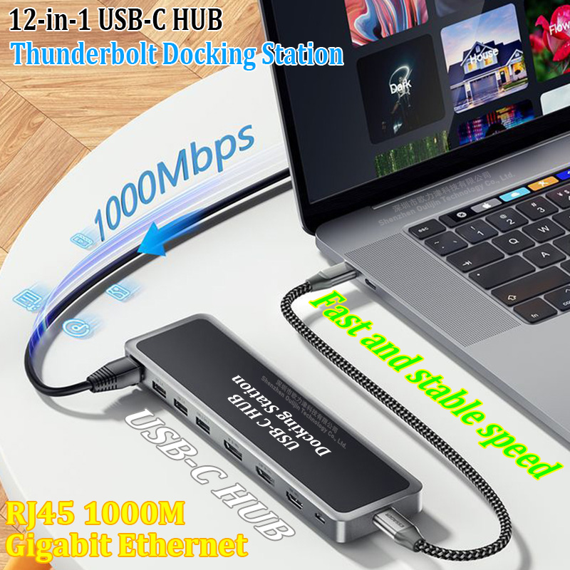 Support MST mode dual HD DP 4K - مراجعة Laptop Accessories Hub وسعره