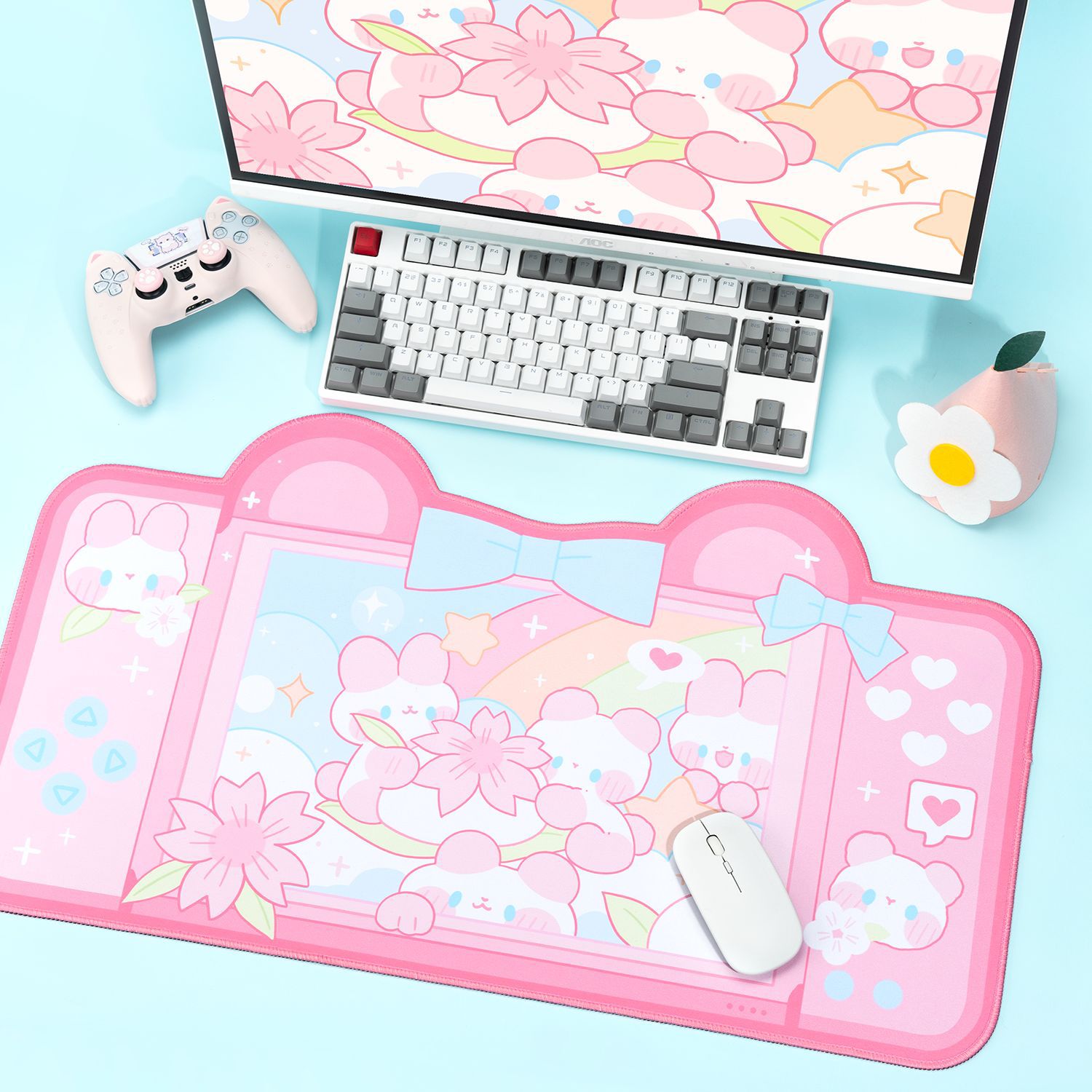 Extra Large Kawaii Gaming Mous - مراجعة Laptop Accessories Mouse وسعره
