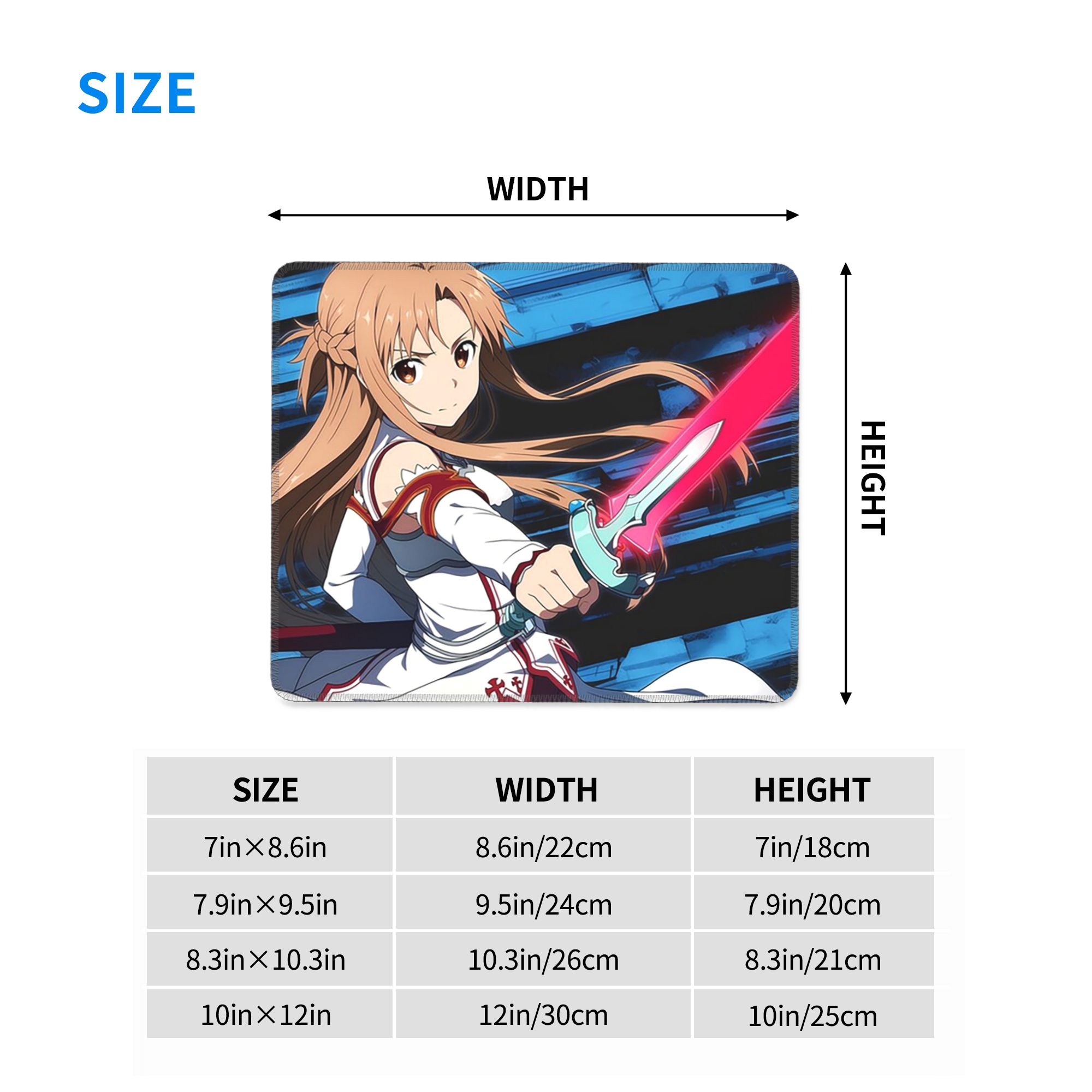 Sword Art Online Sao Yuuki Asu - مراجعة Laptop Accessories Online وسعره