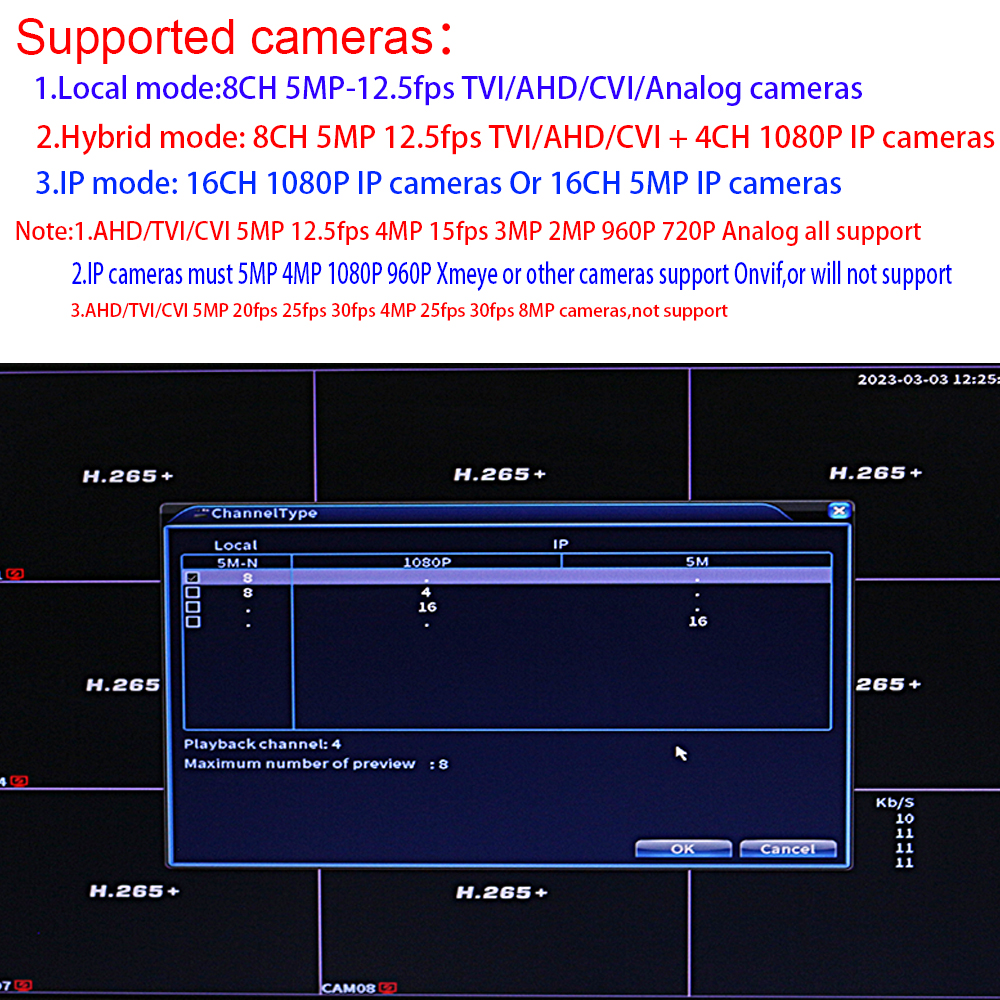 Dvr 8 Channels 5M-N Board Xmey - مراجعة Monitor Portable Usb وسعره