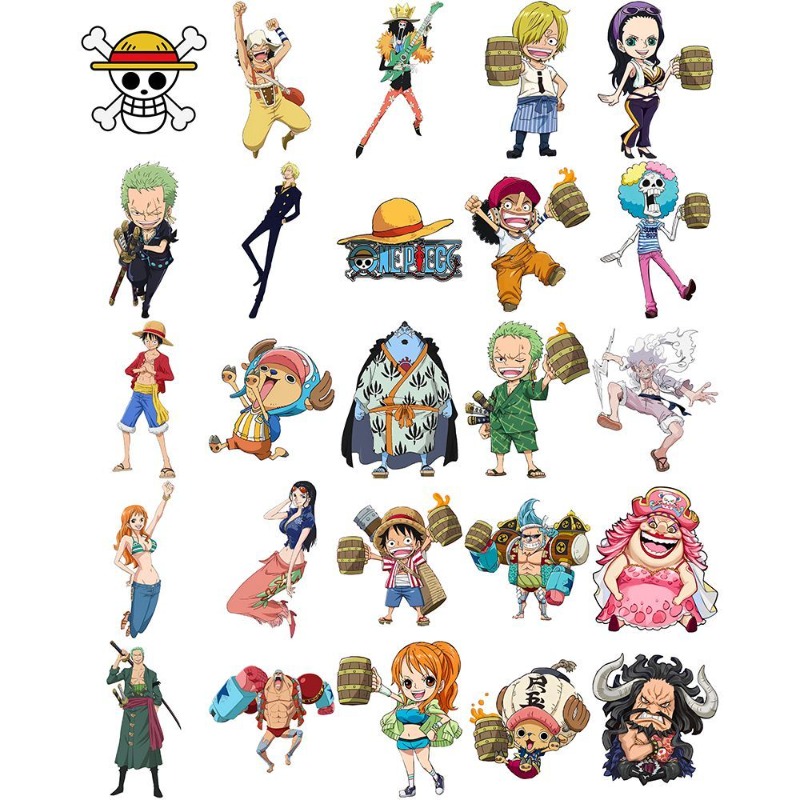 Cartoon anime One Piece notebo - مراجعة Laptop Accessories Kit وسعره