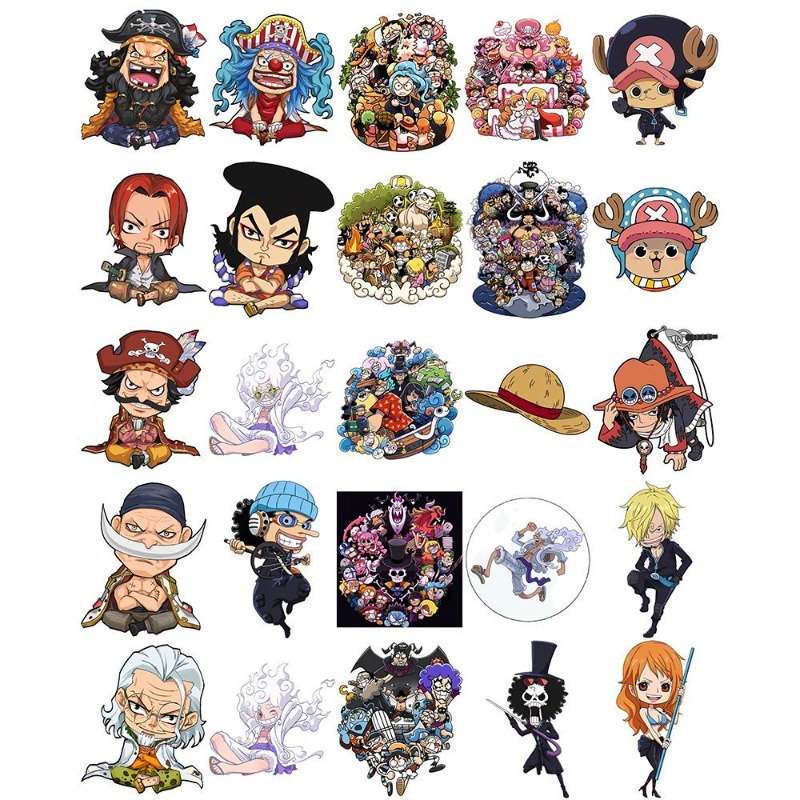 Cartoon anime One Piece notebo - مراجعة Laptop Accessories Kit وسعره