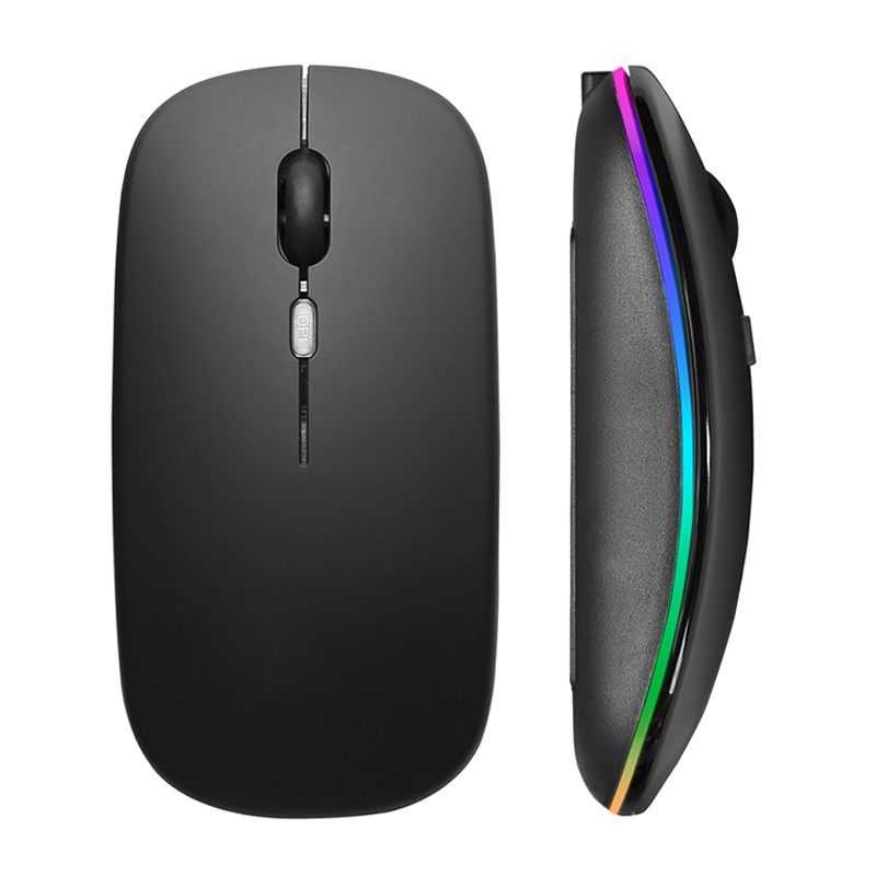 Wireless Mouse RGB Rechargeabl - مراجعة Laptop Accessories Mouse وسعره