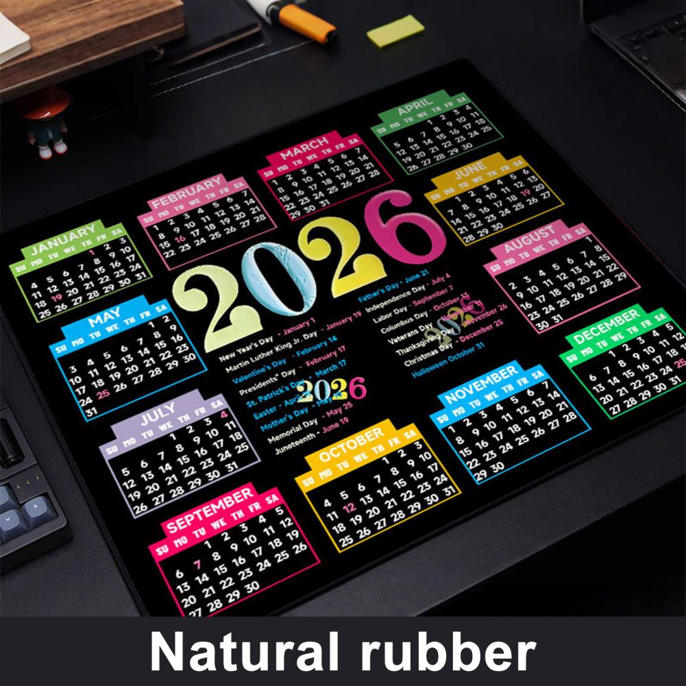 2026 Calendar Mouse Pad Waterp - مراجعة Laptop Accessories Mouse وسعره
