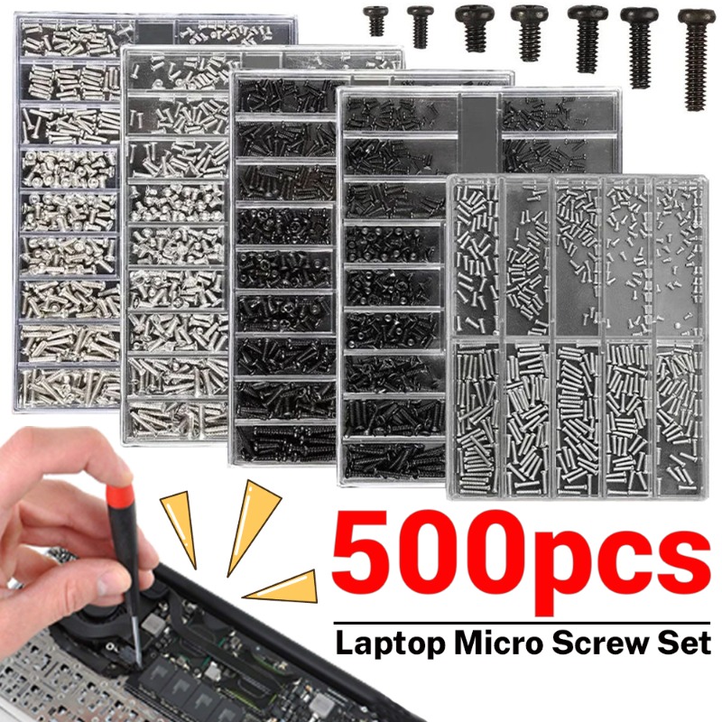 500PCS Laptop Notebook Screws  - مراجعة Laptop Accessories Kit وسعره