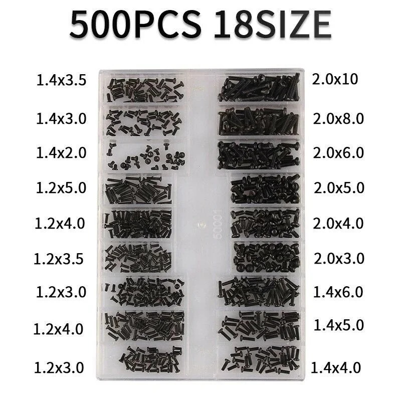 500PCS Laptop Notebook Screws  - مراجعة Laptop Accessories Kit وسعره