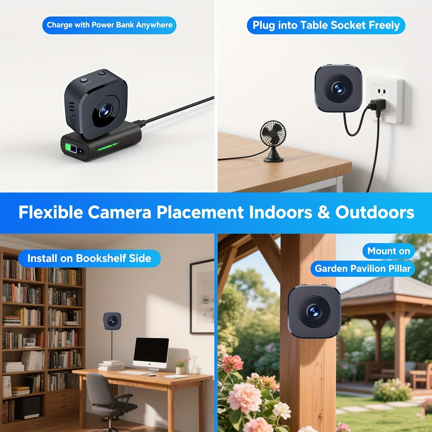 1080P HD Mini WiFi Camera Indo - مراجعة Monitor Portable Usb وسعره