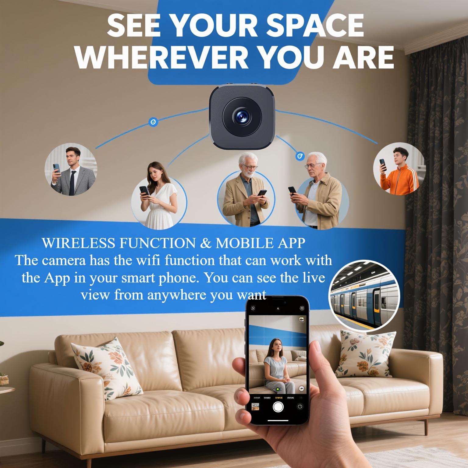 1080P HD Mini WiFi Camera Indo - مراجعة Monitor Portable Usb وسعره