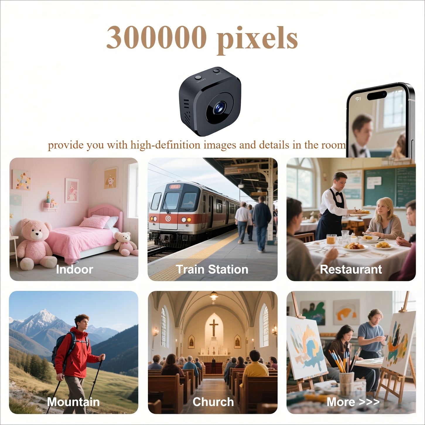 1080P HD Mini WiFi Camera Indo - مراجعة Monitor Portable Usb وسعره