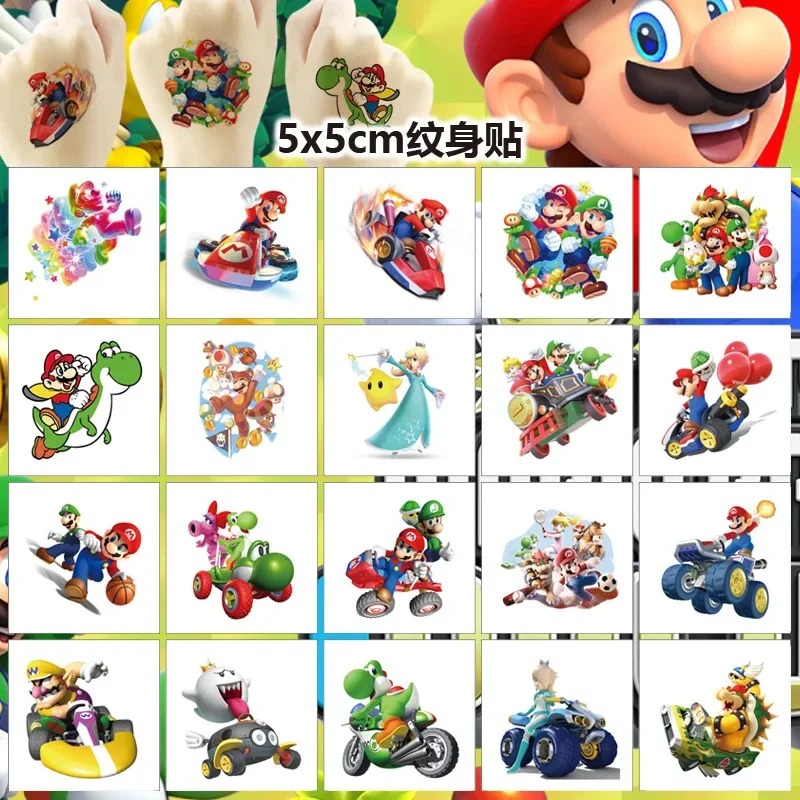 20PCS 5CM*5CM Cartoon Mario Br - مراجعة Laptop Accessories Kit وسعره
