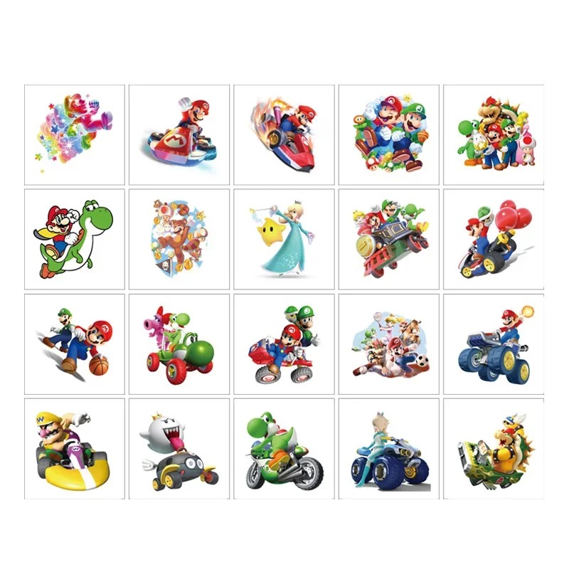 20PCS 5CM*5CM Cartoon Mario Br - مراجعة Laptop Accessories Kit وسعره
