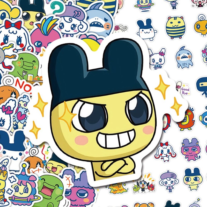 Japanese Tamagotchi Stickers E - مراجعة Laptop Accessories Case وسعره
