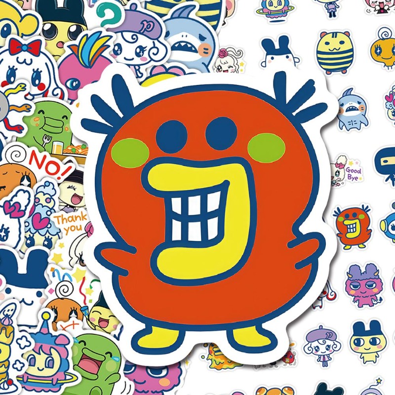 Japanese Tamagotchi Stickers E - مراجعة Laptop Accessories Case وسعره