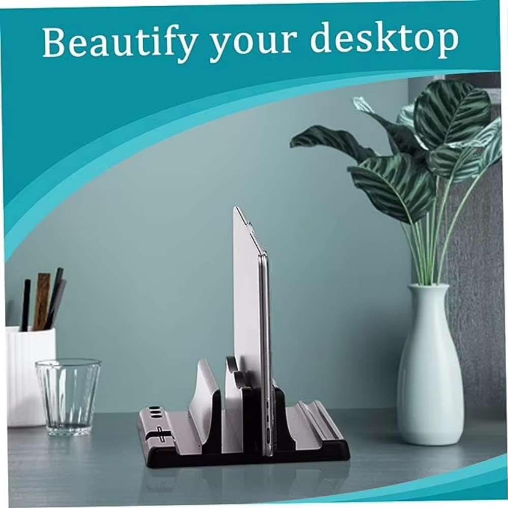 Adjustable Laptop Stand Vertic - مراجعة Laptop Accessories Gadgets وسعره