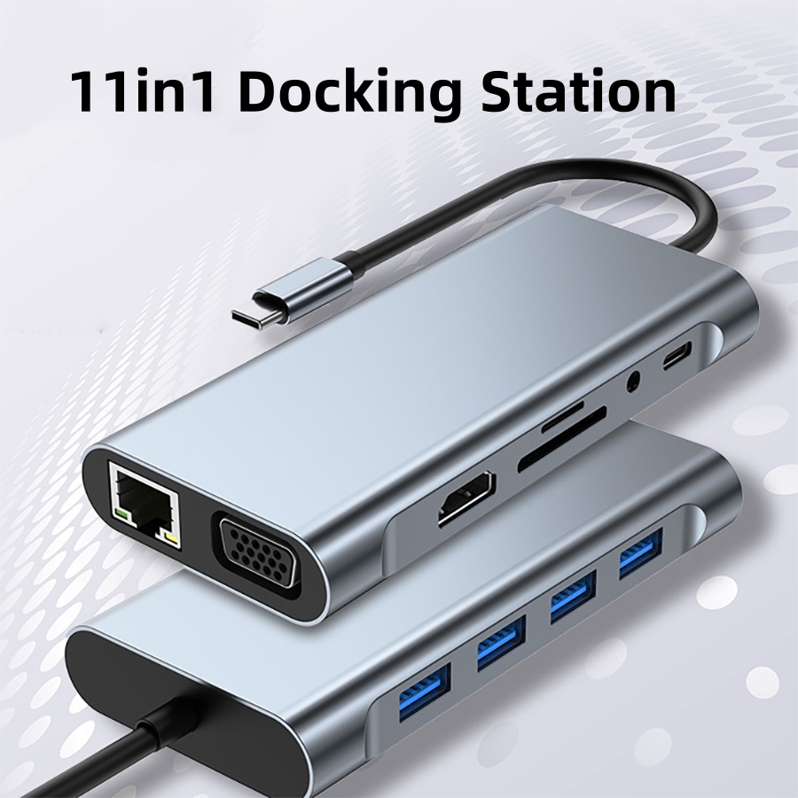 11-in-1 USB C Hub Thunderbolt  - مراجعة Laptop Accessories Hub وسعره
