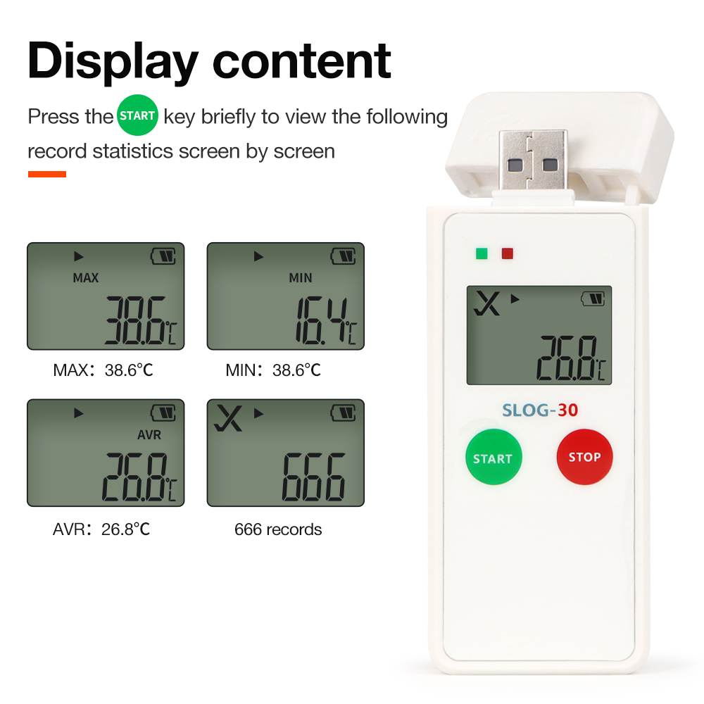 Reusable USB Temperature Data  - مراجعة Monitor Portable Usb وسعره