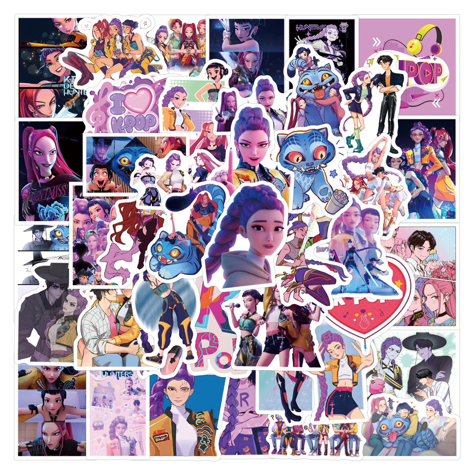 100 cartoon anime stickers are - مراجعة Laptop Accessories For Office وسعره