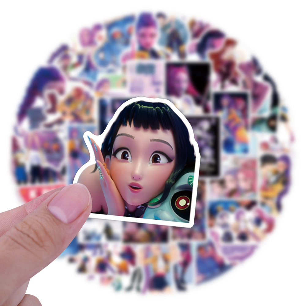 100 cartoon anime stickers are - مراجعة Laptop Accessories For Office وسعره