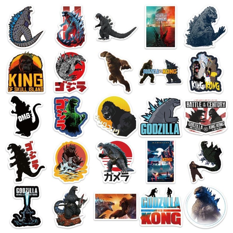50pcs/set Movies Godzilla Vs.  - مراجعة Laptop Accessories Kit وسعره