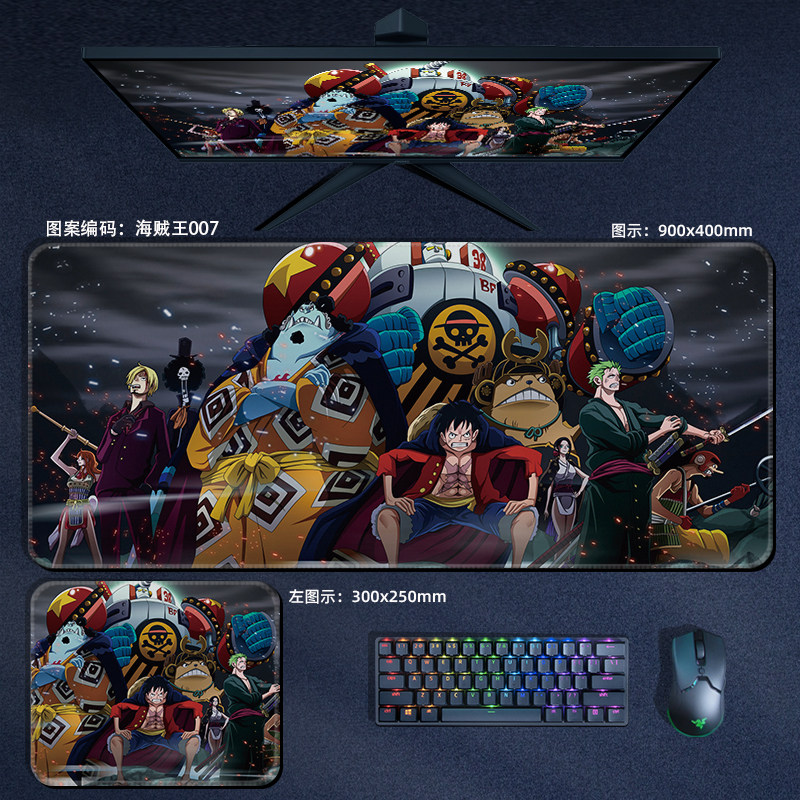 Anime ONE PIECE Leather Mouse  - مراجعة Laptop Accessories Mouse وسعره