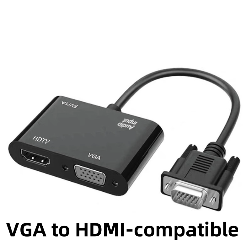 VGA(Host) to VGA/HDMI-compatib - مراجعة Monitor Portable Usb وسعره